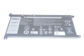 I3593-3992blk-pus Dell Wjpc4-u Compatible With Wjpc4 42 Wh 3500 Mah 11.4v Battery