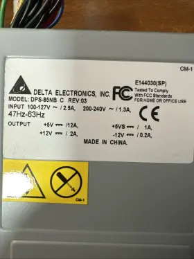 71-50344-07 Delta Dps-85nb C Rev.03 Pwr Supply Fic P/n