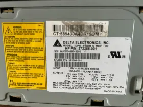 Pn372355-001 Delta 410w Pc Power Supply Electronics Dps4100b Hp Used Tested Excellent Cond