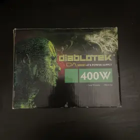 Diablotek 843636000132 Da Series 400 Watt Atx Power Supply