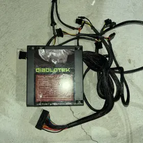 Ulct-57 Diablotek Ulct57 Phd 450 450w Atx Power Supply Black Finish Tested Working
