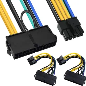 Dkardu 641841964719 24 Pin To 10 Atx Psu Power Supply Cable Female Male
