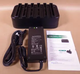 Acc-001-32 Dt Research New 6-bay Gang Charger Gc601 For Dt301/311 Battery Packs