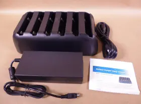 Acc-001-35 Dt Research 6-bay Gang Charger For Dt301t Dt311t Battery Packs