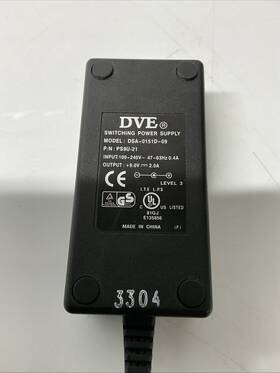 Dve Ps9u-22 Dsa-0151d-09 Ps9u-21 Switching Power Supply No Cord X-154