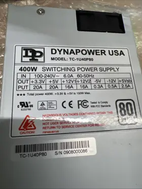 Tc-1u40p80 Dynapower Tc1u40p80 Power Supply Psu Brand New