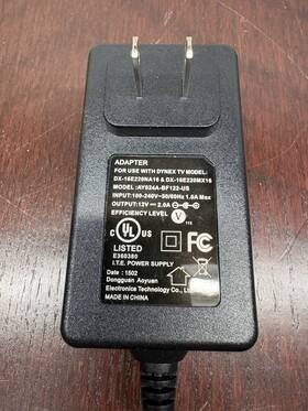 Dynex Ay024a-bf122-us Tv 12v Dc Power Supply