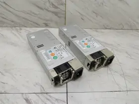 B010410018 Emacs B010410027 Lot Of 2 Min-6251p 250w Redundant Power Supply Tested Working