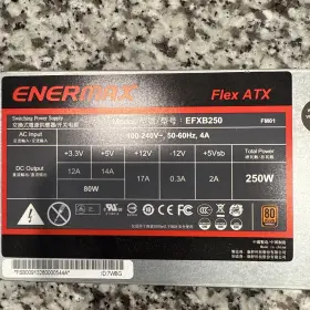 Efxb250 Enermax Power Supply 250w