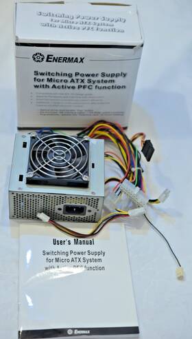 Enermax Eg285sx-vb W 270w Microatx Matx Power Supply With Active Pfc Eg285sx-vb W