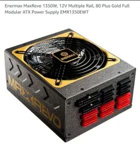 Emr1350ewt Enermax Maxrevo 1350w 80 Gold Full Modular Power Supply