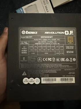 Ert850ewt Enermax Revolution D.f. X 850w 80 Plus Gold Power Supply