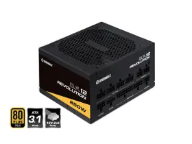Etv850g Enermax Revolution D.f. 12 850 Watt 80 Plus Gold Fully Modular Atx 3.1 Power