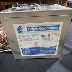 Enlight Corporation En-820216 At Power Supply 200w 115v/230v 1 Fan Silver