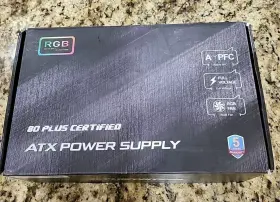Es-rgb750w Esgaming Rgb750w New Power Supply 80 Gold Certified Psu In Box