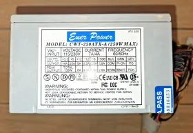 Cwt-250atx-a Euer Power Cwt250atxa Cwt Module Supply 250w Max