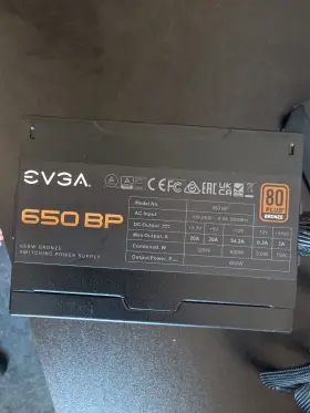 100-bp-0650 Evga 100bp0650 650 W Bronze Plus P/n - Used No Box Included