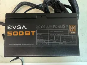 100-bt-0500-k1 Evga 100bt0500k1 Used Tested 500 Bt 80 Bronze 500w Power Supply