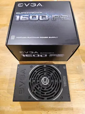 1600w Evga 843368030452 Supernova 1600 P2 Platinum Psu With Box - Power And All Vga Cables Incl
