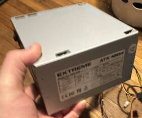 Extreme Atx-480w Atx 480w Power Supply 20 4 Pin Sata Floppy 12v 1 Fan Cooling