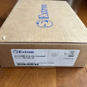 60-1891-20 Extron Ac Usb 314 Us Conduit 300 Series Pwr Module For Cable Cubby
