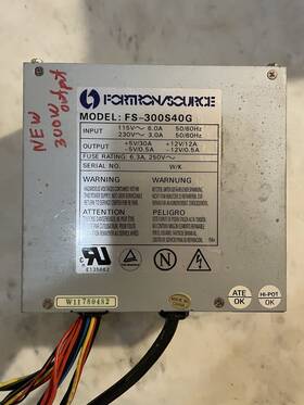 Fortron/source Fs300s40g Fortron/source Power Supply 300w