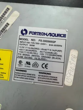 Fs-300s60gp Fortron/source Fs300s60gp Dual Pentium Pro Socket 8 300w Power Supply