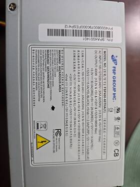Fsp Fsp40060tha Group Inc Fsp400-60tha 400w Power Supply