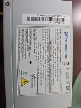 Fsp400-60tha Fsp Fsp40060tha Group Inc 400w Power Supply