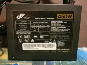 Fsp450-50sac Fsp Fsp45050sac 450w 12v Bronze Sfx Size Mini Pc Power Supply