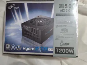 Hpt2-1200m Fsp Hydro Ptm Pro 1200w Atx 3.0 And Pcie 5.0 Gen-5 80 Plus Platinum Full Mod