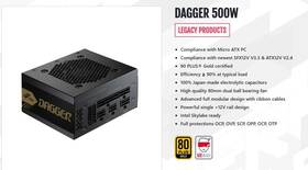 Fsp Sda500 Dagger 500w Sfx Power Supply With Cables