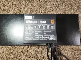 M1-550w Gamdias Kratos Non-modular 550 Watt Power Supply