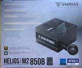Gamdias M2-850b Helios M2 850b 850w 80 Plus Silver Atx Modular Power Supply