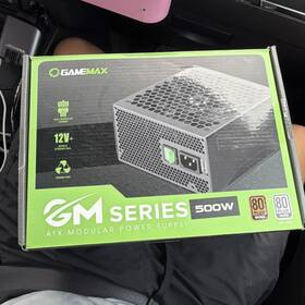 Game Max Gm-1050 Gm Series 500w Atx Modular Power Supply 80 Plus Certified