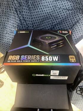 Game Max Rb860s0se250408102 Rb-860 Se 850w Atx Power Supply 80 Plus Gold 1 Fan Black