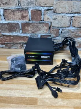 Rgb850se Game Max Gamemax Power Supply 850w Fully Modular 80 Gold Certified With Rgb Light Mode