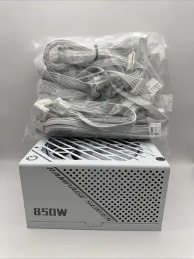 Psugmxgx850prow Gamemax Gx-850w Pro Modular 80 Plus Gold Atx3.0 Pcie 5.0 White Power Supply With