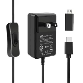 P-0002 Geeekpi 18w 5v 3.6a Power Supply For Raspberry Pi 4/orange 5&5b Berry