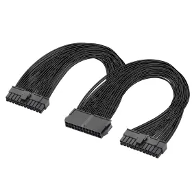 Lh-227 Gelrhonr Psu Power Supply 24-pin Atx Motherboard Splitter Cable 24pin 20 4