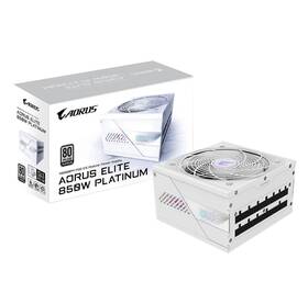 Gigabyte Gp-ae850pm-pg5-ice Psu 850w Aorus Elite P850w 80 Platinum Modular Atx Active Pfc Ice