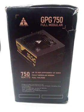 Gpg750 Golden Field Power Supply 750w Full Modular Used