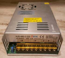 Gophert Hjs-480-0-220 0-220v Dc 2.2a 480w Switching Power Supply G/f Audio Amplifier Electronics