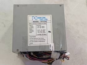 Her Zin Co. Ltd Atx-235 235w Atx Power Supply 20-pin Molex Floppy Vintage Psu