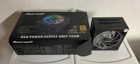 Hc-750g Hiearcool 750w Rgb Fully Modular 80 Gold Psu Addressabl Power Supply For Gaming Pc