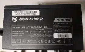 Hp1-o021000gd-f14c High Power Hp1o021000gdf14c 1000w Atx Supply Support Rtx4090