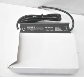 B0dbv4c64h Hismps 60w 12v Waterproof Ip67 Power Supply 100v-240v Ac To 3 Prong Plug
