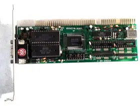 17usvga-86304a Hmc Hvga49414588 Vc558zs Ver 1.1 16-bit Isa Vga Pc Video Card