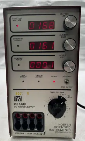 Ps1500 Hoefner Scientific Instruments Hsi 115v Dc Power Supply