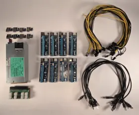Dps-1200fb Hp 441830-001 A 1200w Power Supply Breakout Board 8pcs 6pin-to-8pin 8 Usb Risers